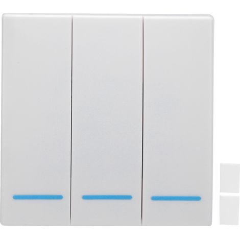 Kabelloser intelligenter Lichtschalter, kompatibel mit Tuya ZigBee, Fernbedienung und einfache Installation (1/5)