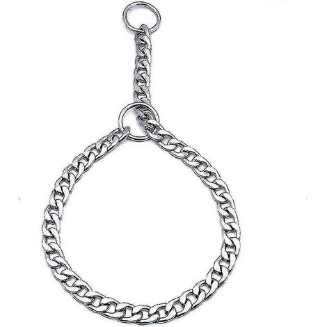 Collier en acier entièrement soudé, compatible avec les chiens, chaîne cubaine robuste pour chien (1/4)