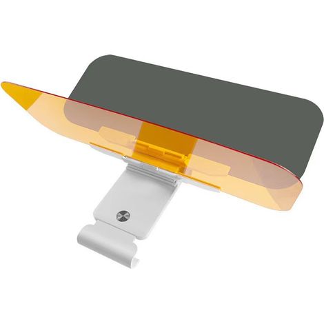 Extensión de parasol para coche 2 en 1, antideslumbrante día y noche, cristal transparente para mayor visibilidad y protección ocular.