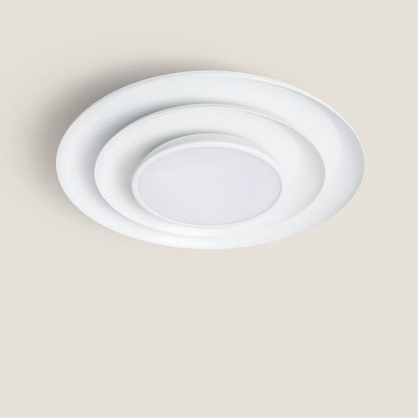 Plafoniera LED 20W Circolare Metallo Ø300 mm CCT Selezionabile Telmor Bianco (1/4)
