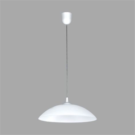 Suspension verre blanc dôme Ø40 E27 Kaja Sambra K-4530