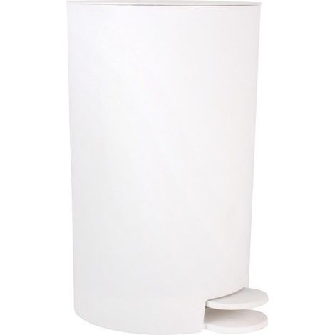 Poubelle à pédale OSAKI 3L Blanc MSV