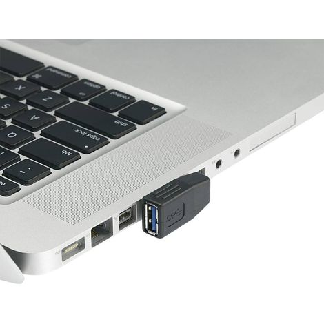 Adaptateur USB 3.0 Renkforce - [1x USB 3.0 mâle type A - 1x USB 3.0 femelle type A] - noir Y418161 (1/3)