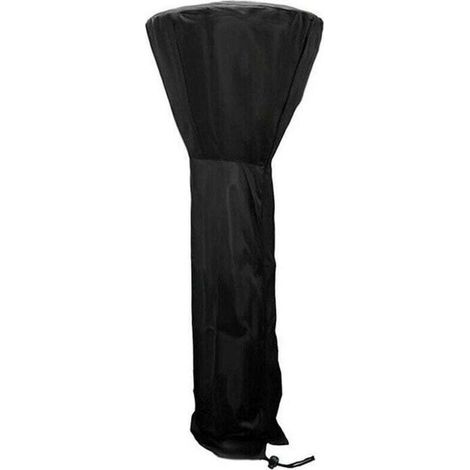 Housse de protection pour chauffage de jardin en tissu Oxford 210D noir (1/4)