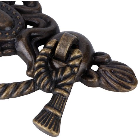 Lot de 10 poignées de porte et tiroir de cuisine, boutons de meubles, quincaillerie, poignées de style antique (1/5)