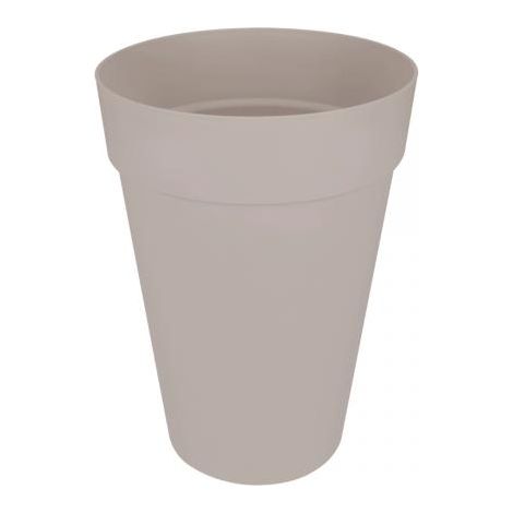 ELHO Loft Urban Vaso di fiori rotondo Alto 35 - Grigio - Ø 34 x H 45 cm - esterno - 100% riciclato (1/4)
