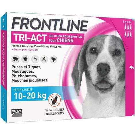 FRONTLINE TRI-ACT 10-20kg - 6 pipette