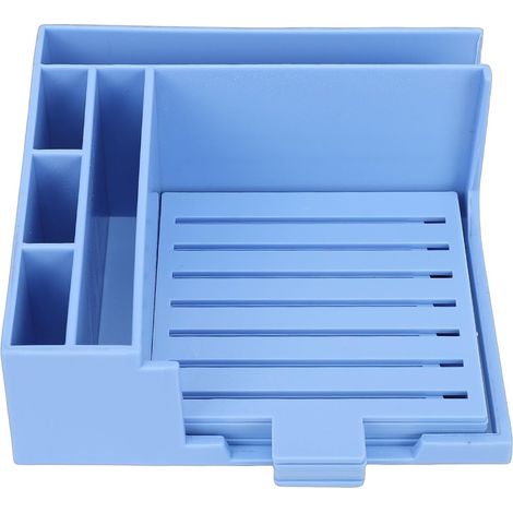 Set mit Haftnotiz-Schablonen, bestehend aus 5 Schablonen und 100 Blatt Papier für die Organisation von Klassenzimmer und Schreibtisch. (1/5)