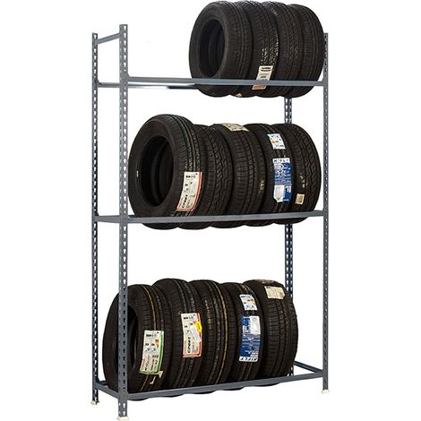 Simonrack Scaffale per pneumatici 3 livelli modulabili grigio (1/5)