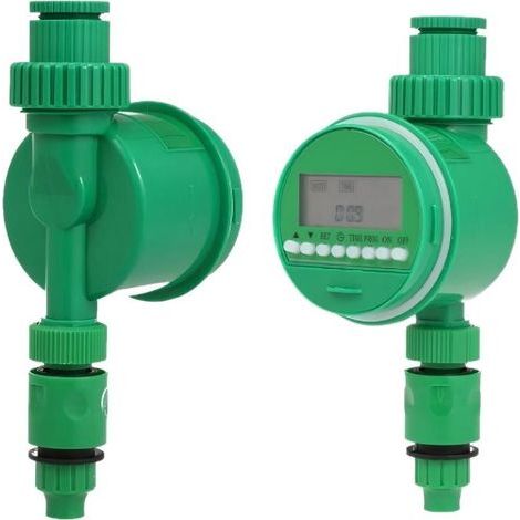 Minuterie d'arrosage automatique de jardin, programmateur d'irrigation intelligent accessoire système de goutte à goutte (1/5)