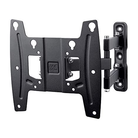 One For All WM4251, Soporte de pared para TV de 19 a 42” Giratorio 180° Peso máx. 30kg, Para todo tipo de TVs LED, LCD, Plasma, negra (1/5)