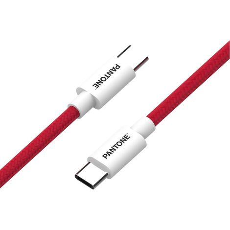 Pantone PT-CTC002-5R1 cavo USB 1,5 m USB C Rosso (1/3)
