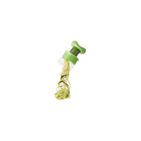 Coupe-légumes spiralizer – Plastique ABS sans BPA et acier inoxydable 304 – Pour courgettes, carottes, concombres – Compact et léger (1/5)