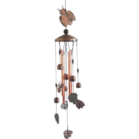 Clochettes Éoliennes - Tubes En Aluminium - Décoration Extérieure Pour Jardin Patio Balcon - 4 Tubes - Accroche S Incluse (1/2)