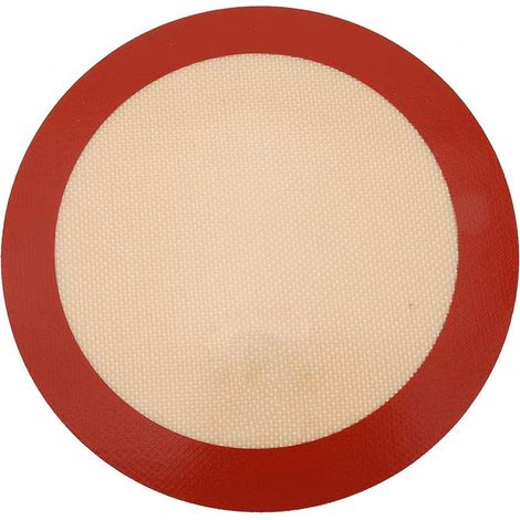 Tapis de cuisson en silicone, réutilisable, résistant à la chaleur, antiadhésif, lavable, 22,9 cm (1/5)