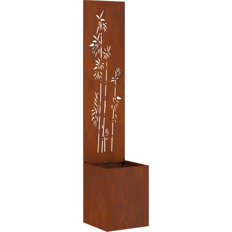 Écran de confidentialité de jardin Rouillé 32 x 32 x 150 cm (1/5)