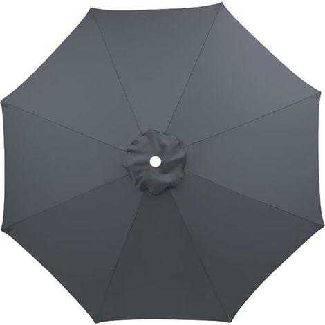 Replacement Market Umbrella Cover 3m8 Waterproof with Sun Shade Replacement Canopy for 8 Ribs Canopy Replacement for Outdoor Parasol (1/5)