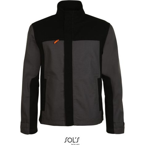 Chaqueta Hombre De Trabajo Bicolor SOL'S IMPACT PRO 4XL Gris Oscuro / Negro (1/3)