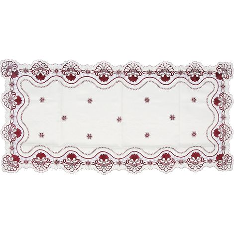 Nappe De Table En Polyester Style Européen Pour Cuisine Et Salle À Manger Protection Micro-Ondes 60x120cm (1/5)