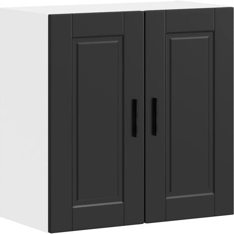 Küchen-Hängeschrank Porto Schwarz Holzwerkstoff