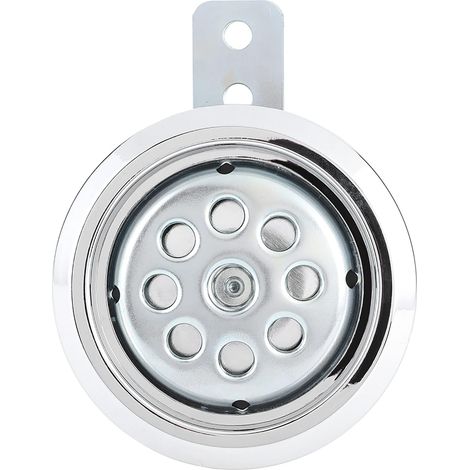 Universelle Motorradhupe, wasserdicht, 105 dB laut, 12 V, 85 mm, mit Waben-Chromabdeckung (1/5)
