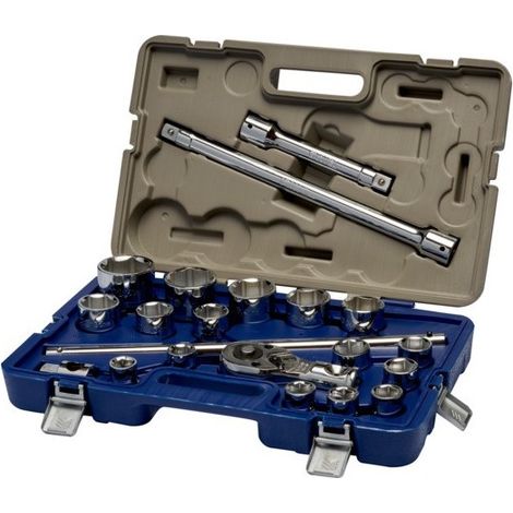 IRIMO - Jeu de 21 douilles 6 pans 3/4"