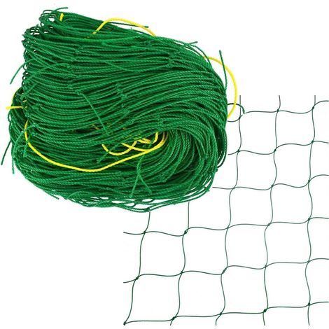 Filet de jardin en nylon, filet pour plantes grimpantes, adapté aux fleurs, fruits, légumes, tomates et autres plantes, 5 m x 1,8 m (1/4)