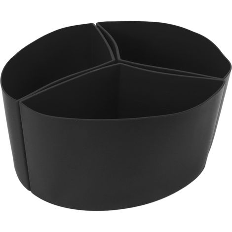 Diviseur de cuisson 3 en 1 en silicone réutilisable, imperméable et lavable au lave-vaisselle pour marmite de 6 litres, noir (1/5)