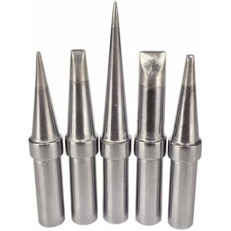 Lot De 5 Pointes De Fer À Souder De Rechange Pratiques Sans Plomb Eta Etb Etd Ets Ett Pour Weller Wesd51 Wesd50 Wcc100 AIPERQ (1/4)
