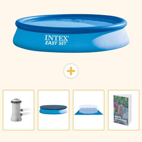 Intex Piscine Easy Set Ronde - 396x84 cm - 5-pièces SCB117 (1/5)