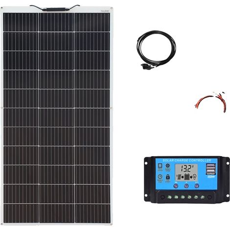 Kit de panneaux solaires flexibles, 300W de puissance, 2 pièces monocristallins, option 150W (1/2)