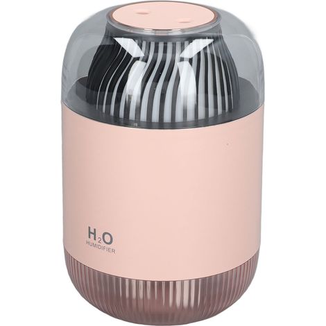 Humidificateur d'air 1000ml à double brumisation avec veilleuse USB pour maison rose - Purificateur d'humidité (1/5)