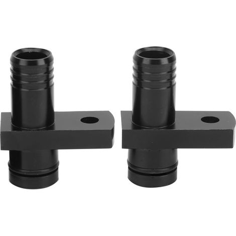 Pièces de moteur pour 6.6L DURAMAX : connecteur de dérivation PCV avec bouchon de port de dérivation, noir/argent, bouchon de résonateur, noir. (1/5)
