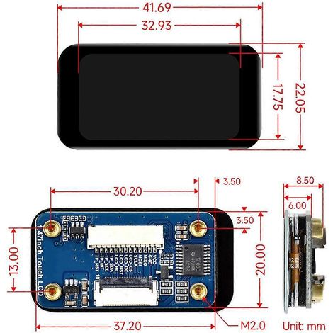 Module d'affichage LCD 1,47 pouce, écran IPS 172 x 320 (1/5)