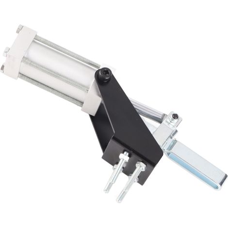 Pince de serrage pneumatique à vérin, force de maintien 227 kg (500 lbs), fixation par vérin à air (1/5)