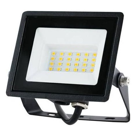 Projecteur LED MH 20W noir 4000K IP65 blanc naturel