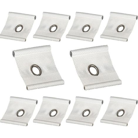 10 pièces œillets de passepoil, crochets pour auvent, œillets de canal, pour caravane et camping-car (1/5)