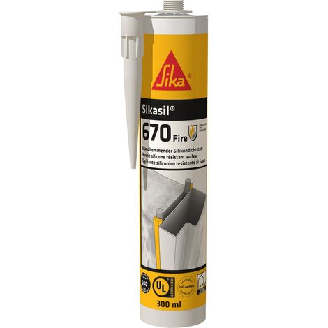 Everbuild Sika 835258 Sikacryl-620 Fire Resistant Acrylic Sealant White 600ml EVB835258