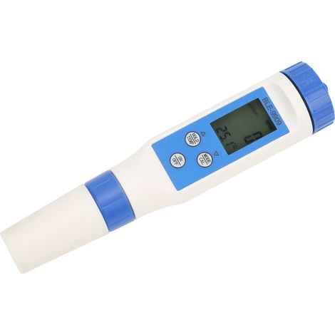 Testeur de qualité de l'eau Bluetooth type stylo - Moniteur 5 en 1 : pH, TDS, EC, salinité, température (1/5)