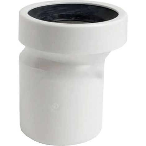 HTSK raccordo bianco WC eccentrico con guarnizione - ø110 mm L.160 mm - gamma PP3 VS0536005 (1/2)