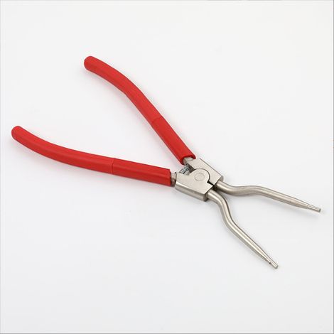 Alicates para anillos de retención de ángulo recto de 28 cm (11 pulgadas) con mango rojo  Herramienta especial para lavadoras Samsung y LG  Exportación