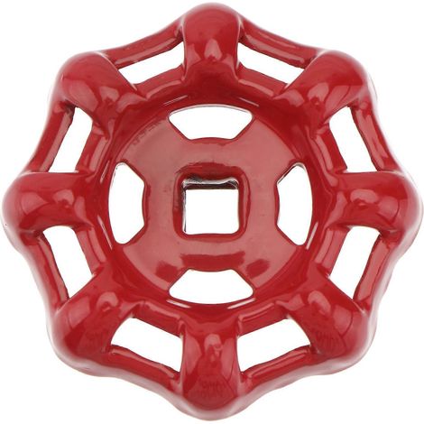 Accessoires rouges 6 6 : Robinet extérieur à roulettes avec poignée de robinet et flexible.-5.00X5.00X1.00CM-Red