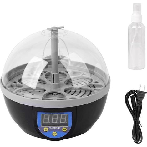 Incubateur automatique à 6 œufs avec contrôle de température pour poussins, canards et cailles. (1/5)