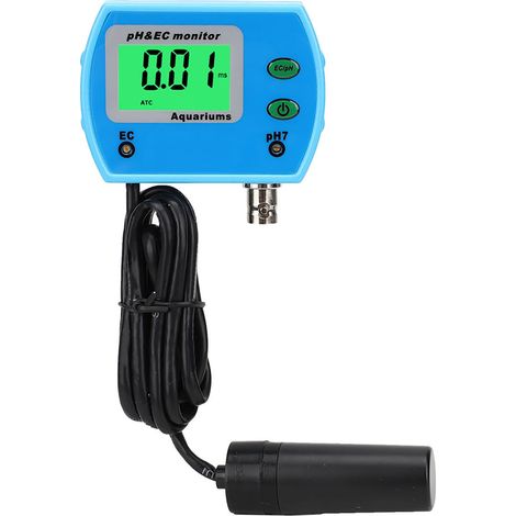 Professionelles 2-in-1-pH- und EC-Messgerät, multifunktionales Wasserqualitätsmessgerät für Aquarien, 220 V, EU-Stecker (1/5)