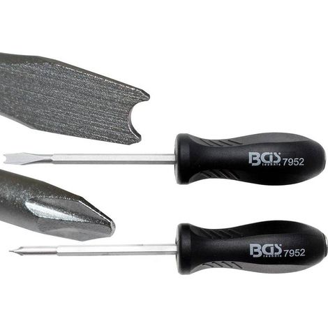 Jeu de Tournevis Spéciaux 2 pcs - Précision et Ergonomie, Acier, Pro - D-Work (1/5)