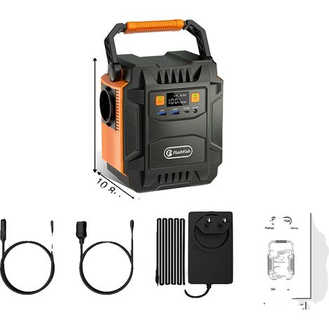 Station de puissance portable, sortie 200W, plusieurs ports de charge, 172.8Wh 200W A201 (1/2)