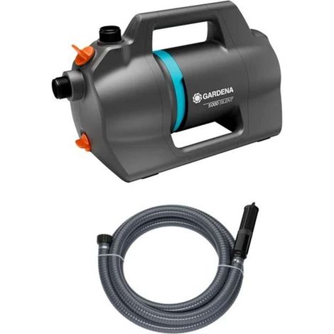 GARDENA Gartenpumpe 5000 Silent Saugschlauch-Set Gartenpumpen-Set  5.100 l/h (1/3)