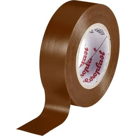 Coroplast 302-BN cinta aislante marrón 10m x 15mm
