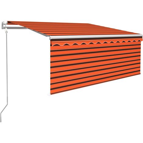 Maison Exclusive - Markise Automatisch mit Rollo LED Windsensor 3 (1/5)