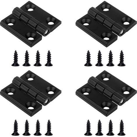 Wooden Folding Door Hinges 40x40mm Screws for Cabinet, Drawer, Window (1/5)